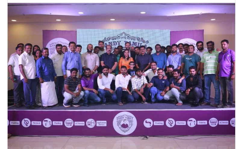 Grand launch of Handytamila on-demand home services app, Madurai